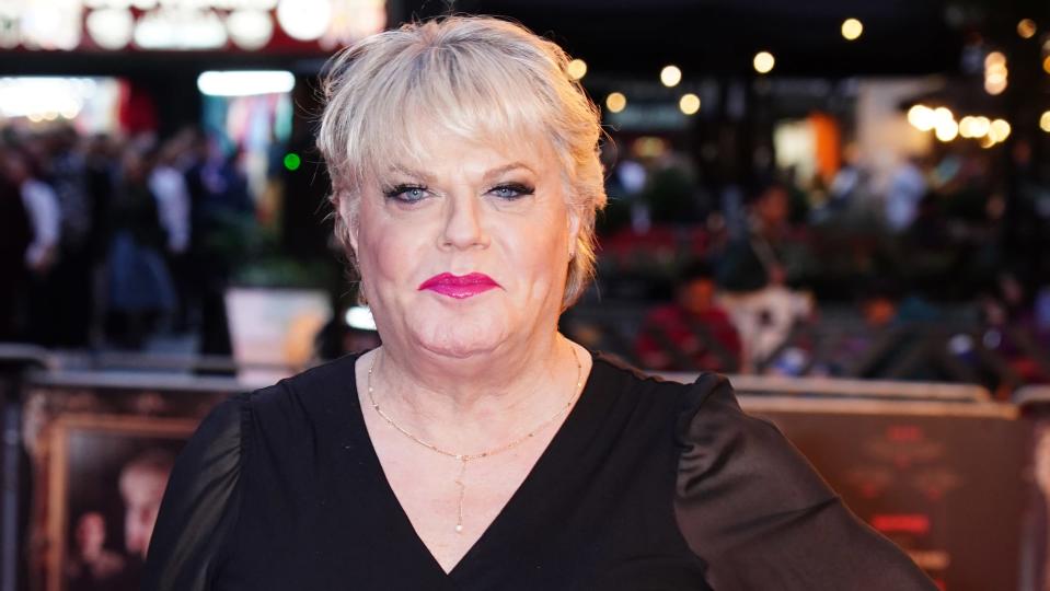 Eddie Izzard attending the world premiere of Doctor Jekyll at the Odeon Leicester Square, London. Picture date: Wednesday October 11, 2023. (Photo by Ian West/PA Images via Getty Images)