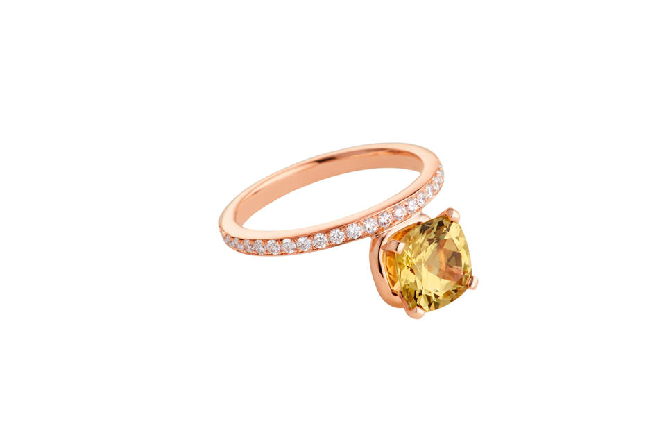 Grand Jeté series rose gold diamond and chrysoberyl ring NT$ 534,900