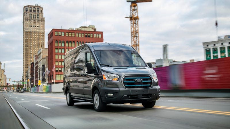 The Ford E-Transit finally electrifying the U.S. market a year later than initially hoped
