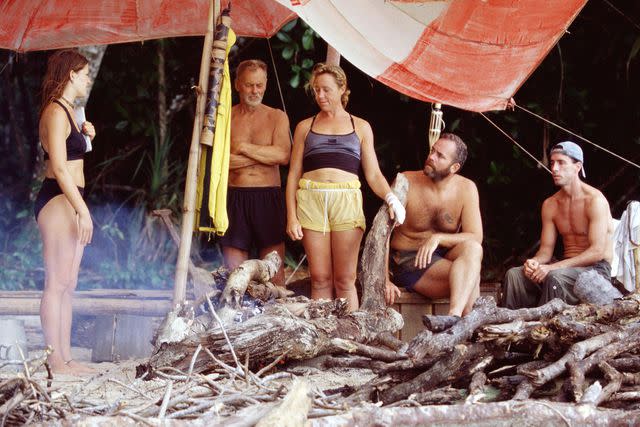 CBS Kelly Wiglesworth, Rudy Boesch, Susan Hawk, Richard Hatch, and Sean Kenniff on 'Survivor: Borneo'