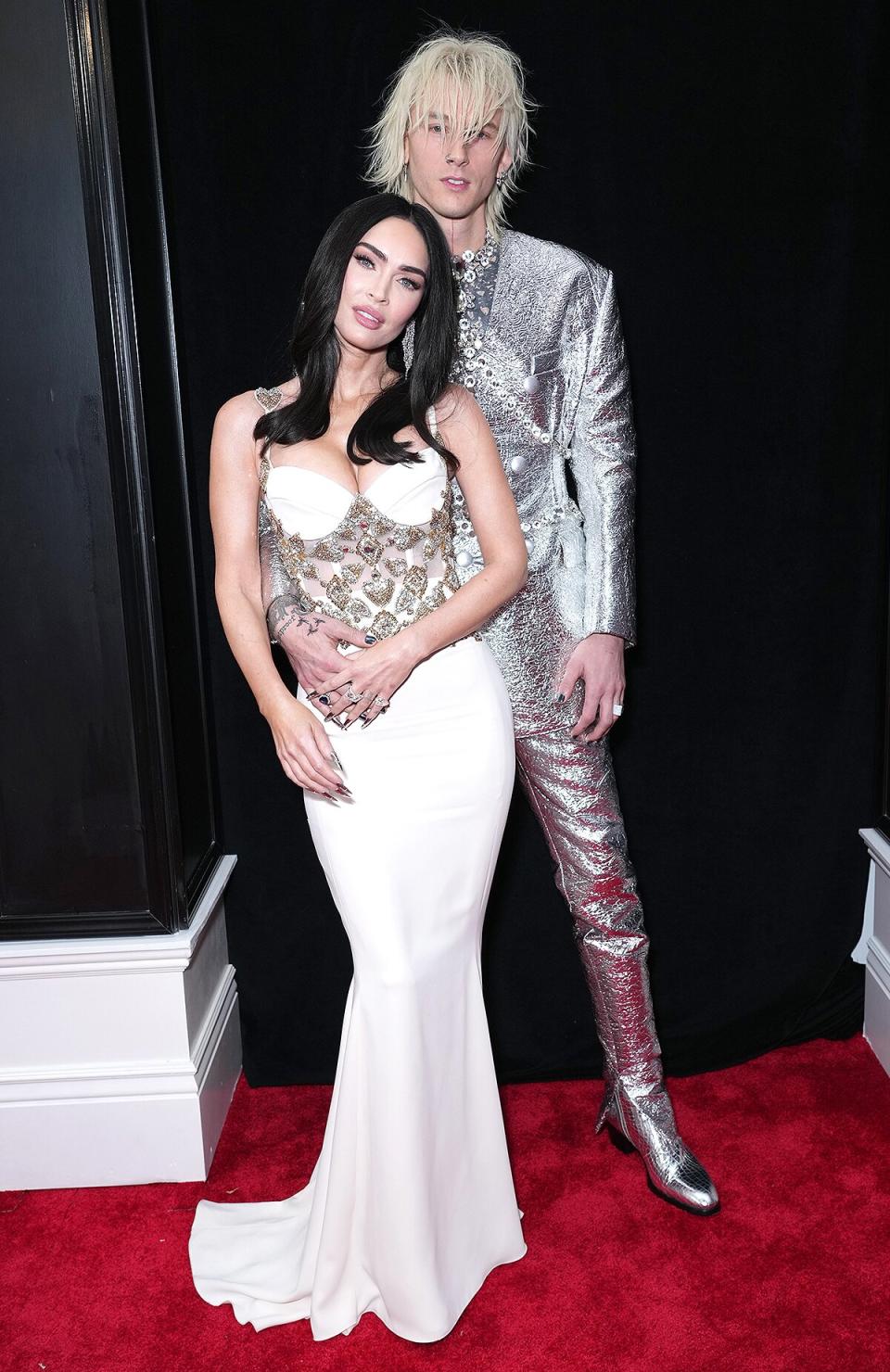 Machine Gun Kelly and Megan Fox Shine Bright for 2023 Grammys in