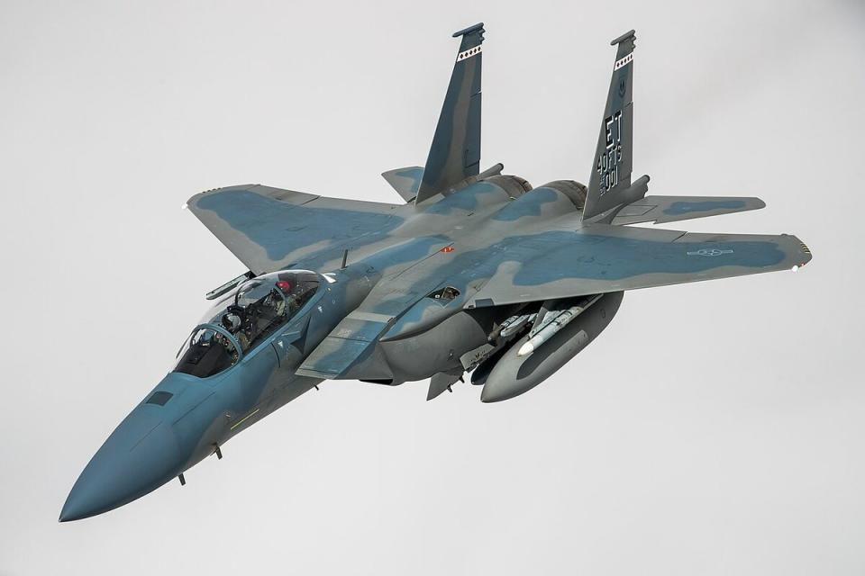  F-15EX 戰鬥機。 圖 : 翻攝自維基百科 