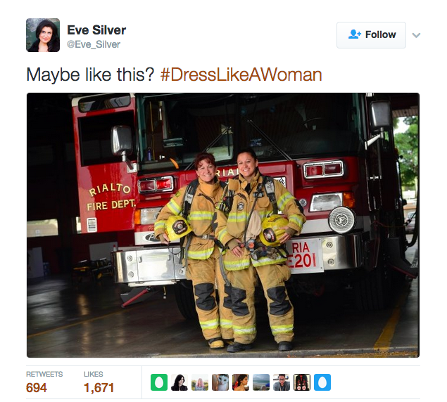 Avec #DressLikeAWoman, Twitter montre à Donald Trump comment s’habillent les femmes