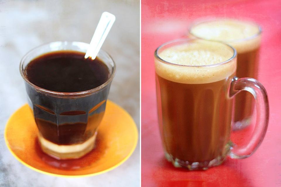 Quench your thirst for caffeine and conversation with 'kopi' or 'teh tarik'.