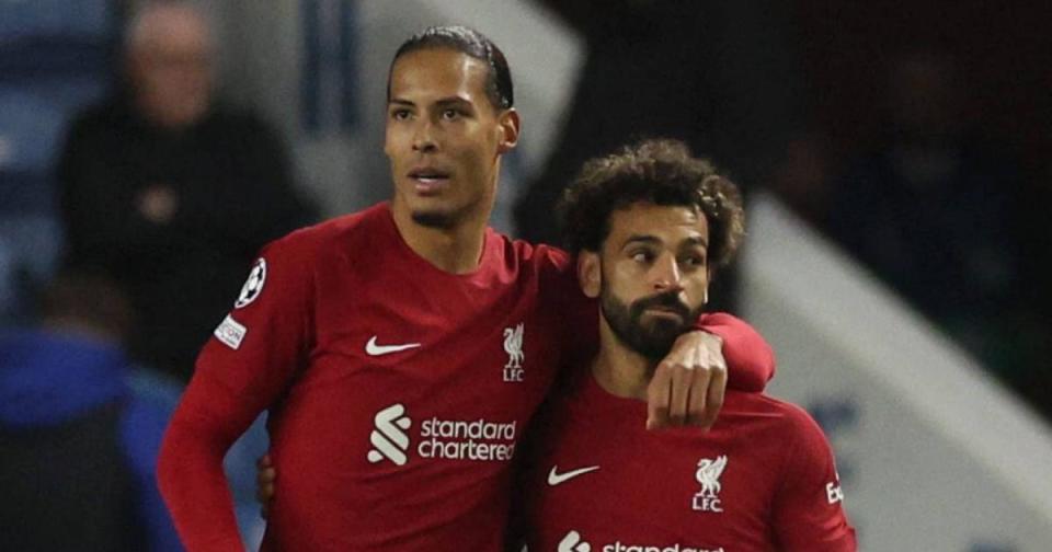 Liverpool stars Virgil van Dijk and Mohamed Salah Credit: Alamy