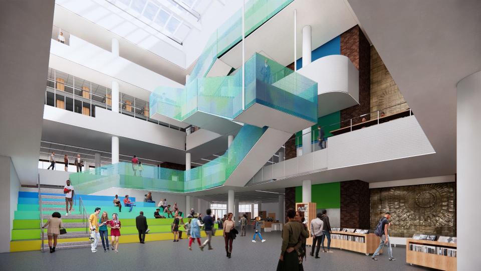 The main branch of the Cincinnati and Hamilton County Public Library will reopen this spring after years of renovations.