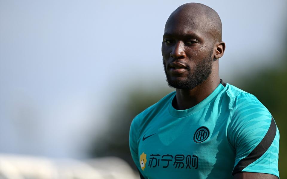 Romelu Lukaku of FC Internazionale looks on during the FC Internazionale - Getty Images