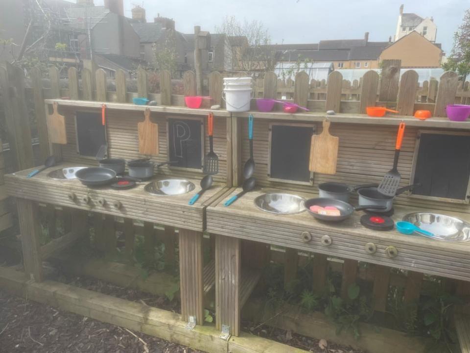 South Wales Argus: Mud Kichen created and donated by Men's Shed. Picture: Supplied