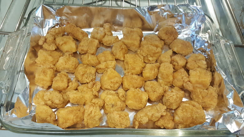 kirkland chicken chunks in oven