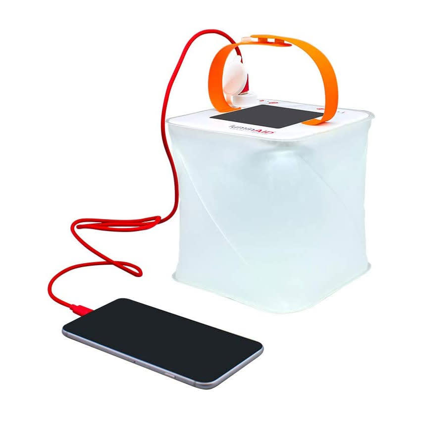 LuminAID PackLite Max 2-in-1 Camping Lantern and Phone Charger