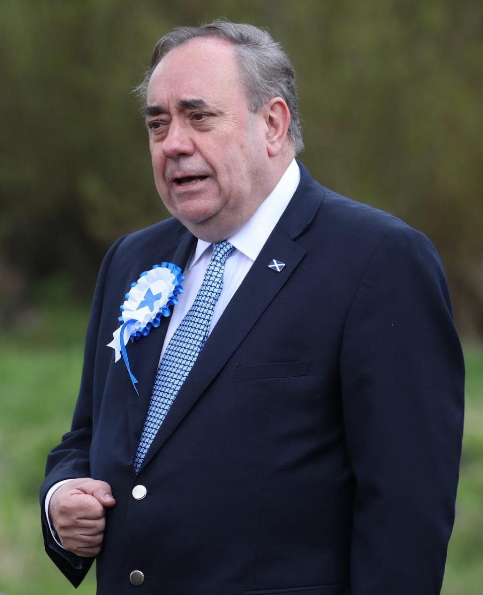 Alex Salmond now leads the Alba party (Andrew Milligan/PA) (PA Wire)