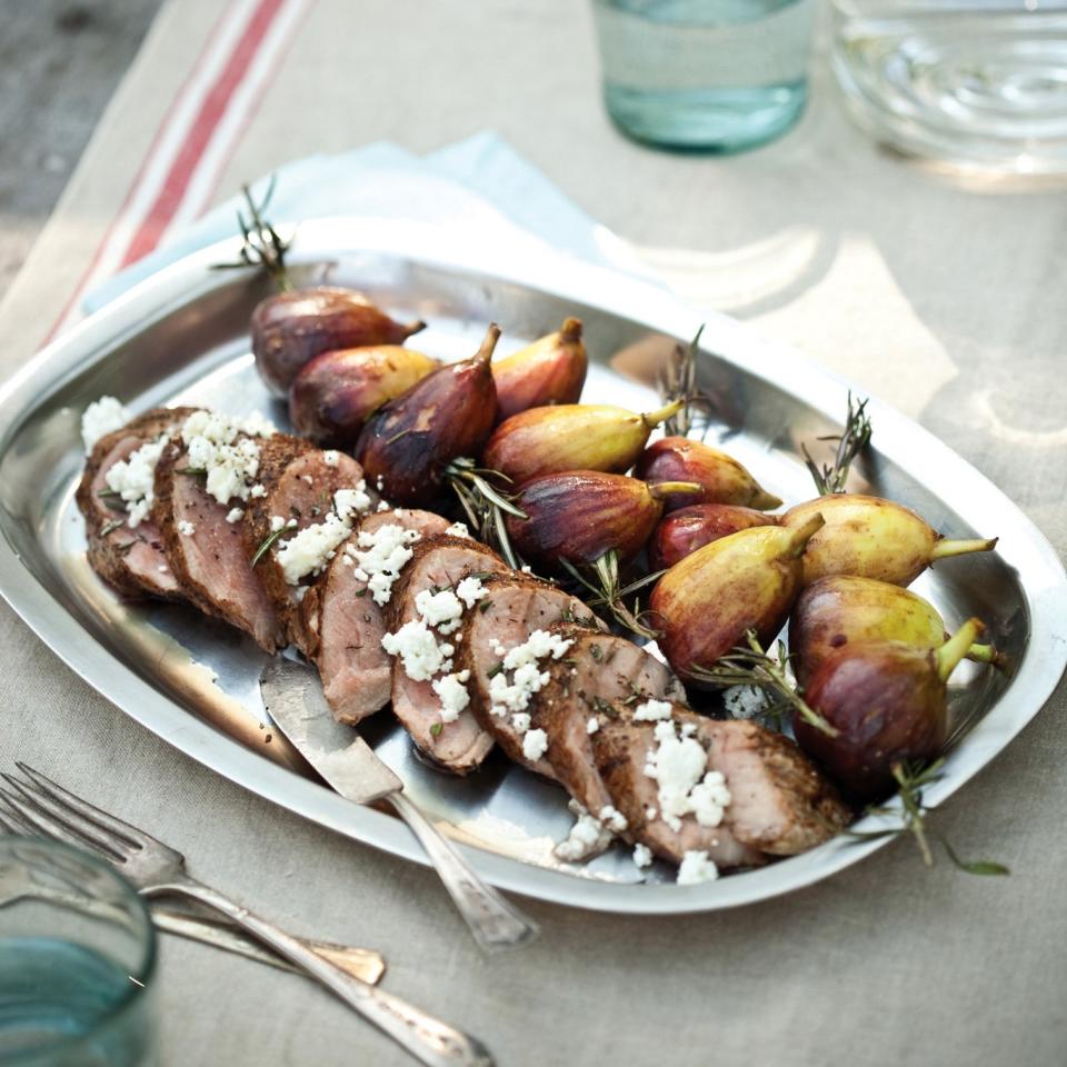 Grilled Pork Tenderloin with Fresh Fig Skewers