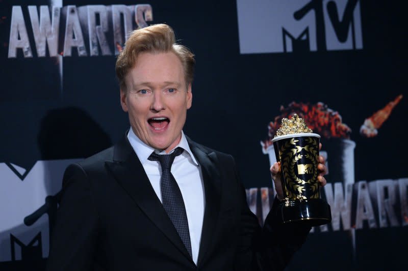 Conan O'Brien reminisced about his time on "The Tonight Show" and "The Late Show" on "The Tonight Show starring Jimmy Fallon." File Photo by Jim Ruymen/UPI
