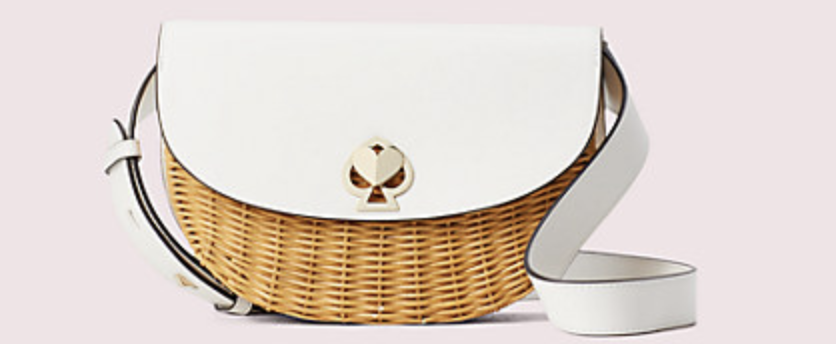 PHOTO: Kate Spade. Nicola Wicker Twistlock Medium Sling Bag