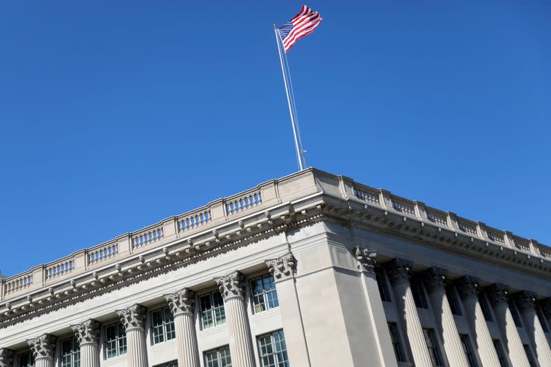 FILE PHOTO: The United States Chamber of Commerce building is seen in Washington, D.C., U.S.