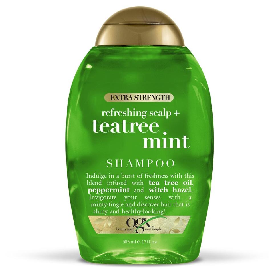 tea tree oil shampoo ogx extra strength