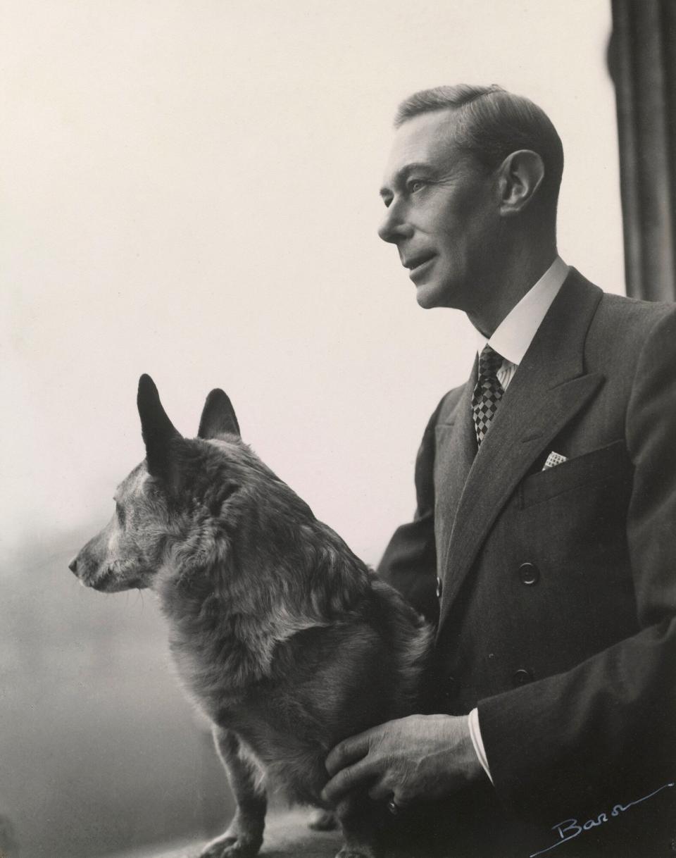 King George VI with a Corgi (1948)