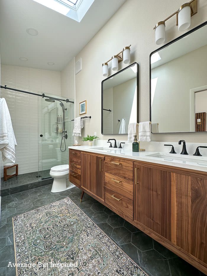 small bathroom ideas double vanity