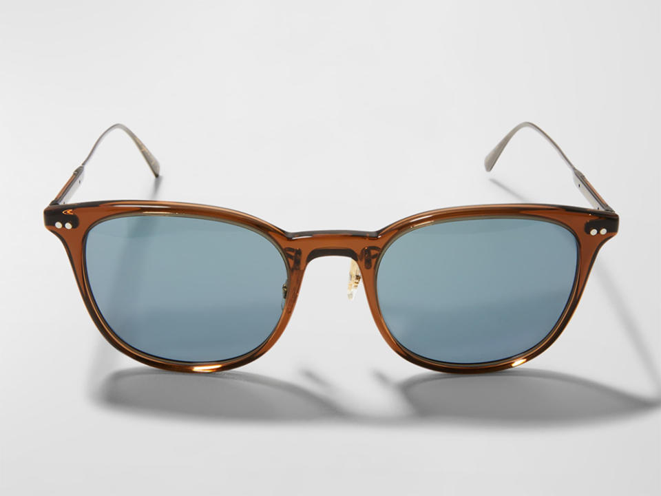 Brunello Cucinelli x Oliver Peoples Gerardo Oval Acetate & Metal Sunglasses