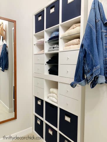 Built In Ikea Kallax Closet Storage {Budget Friendly Hack}, Thrifty Decor  Chick