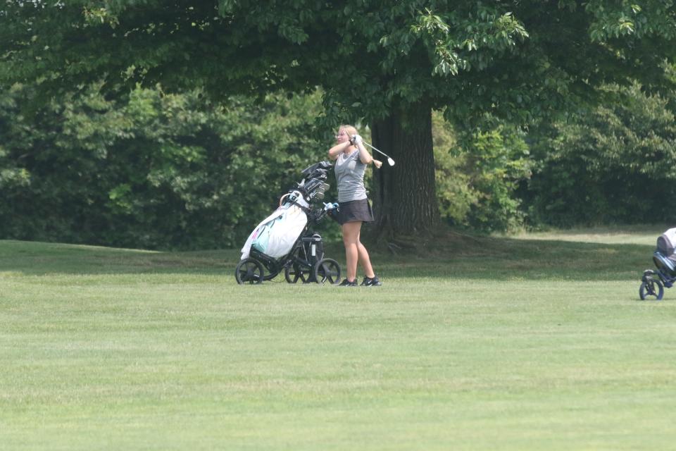 Northmor junior Katelyn Miley won the girls division of the Richland County junior golf tournament on Tuesday.