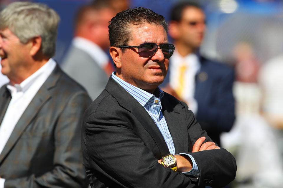 Washington owner Daniel Snyder is considering new nicknames for his team. (Photo by Rich Graessle/Icon Sportswire via Getty Images)