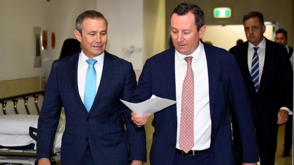 Health Minister Roger Cook has confirmed he wants to replace Mr McGowan. Picture: NCA NewsWire / Sharon Smith