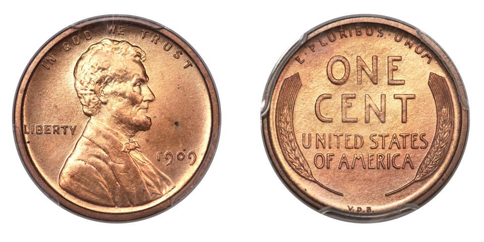 1909 VDB Proof Lincoln Penny