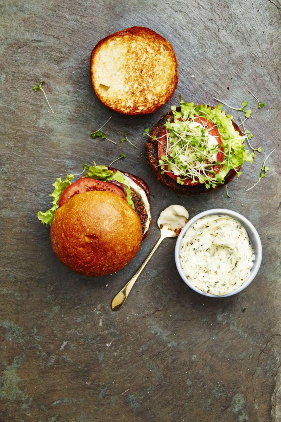 Mushroom-Quinoa Burger