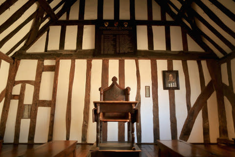 Children are fascinated by Shakespeare’s Schoolroom - Credit: 2016 Getty Images/Christopher Furlong