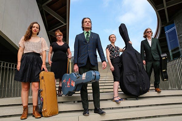 The musical group the Crooked Jades photographed by Snap Jackson.