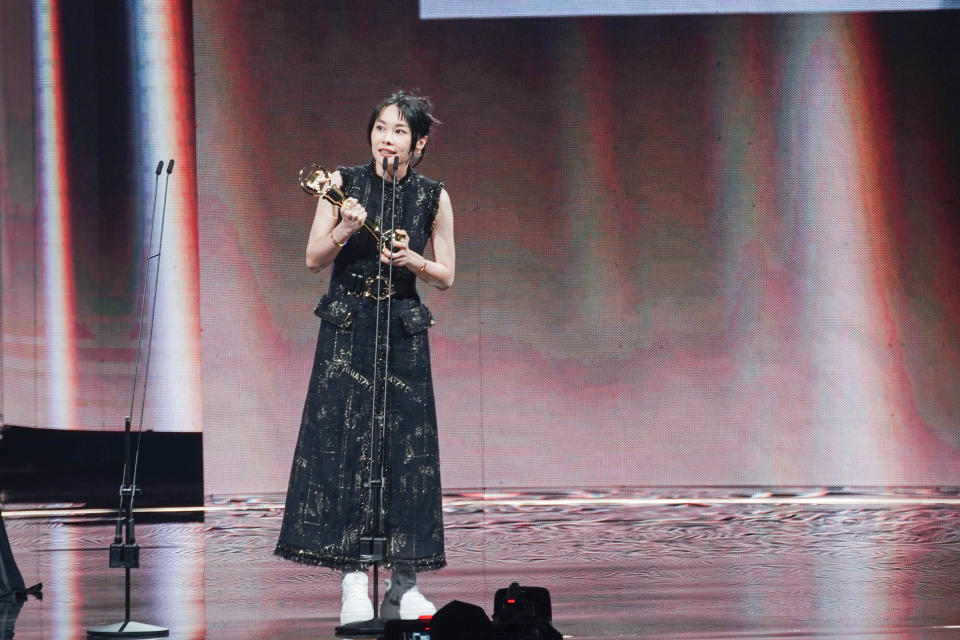 第34屆金曲獎，鄭宜農奪下最佳台語女歌手獎以及最佳台語專輯獎。（圖／金曲GMA提供）