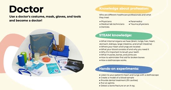 Oyster: STEAM & STEM activity kits that introduce kids ages 3-12 to  different professions