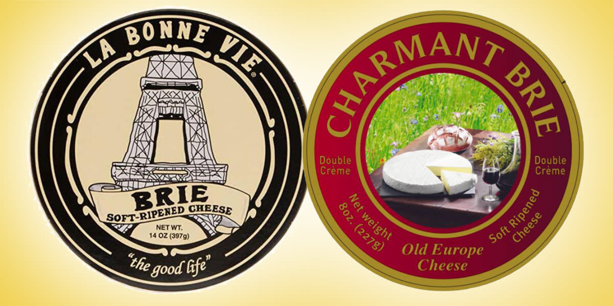Two of the cheeses recalled by Old Europe Cheese. (FDA)