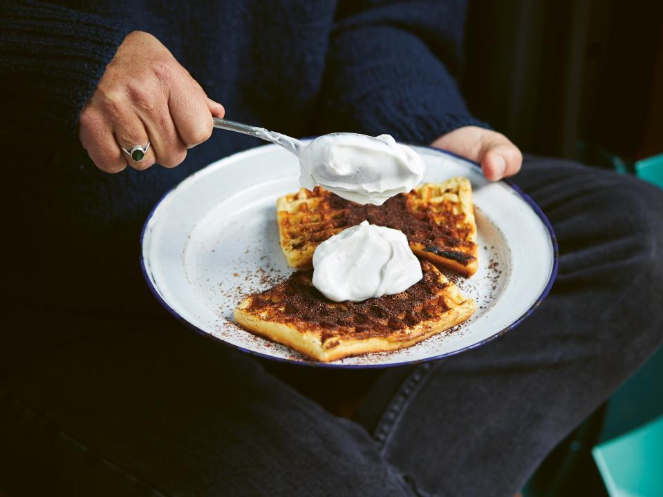 Why have just a marshmallow when you can have coconut waffles? (PA)