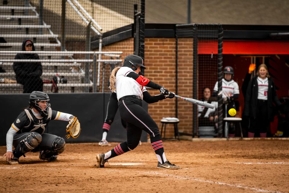 Ball State softball's Haley Wynn hit 13 doubles and six home runs during the 2022 season.