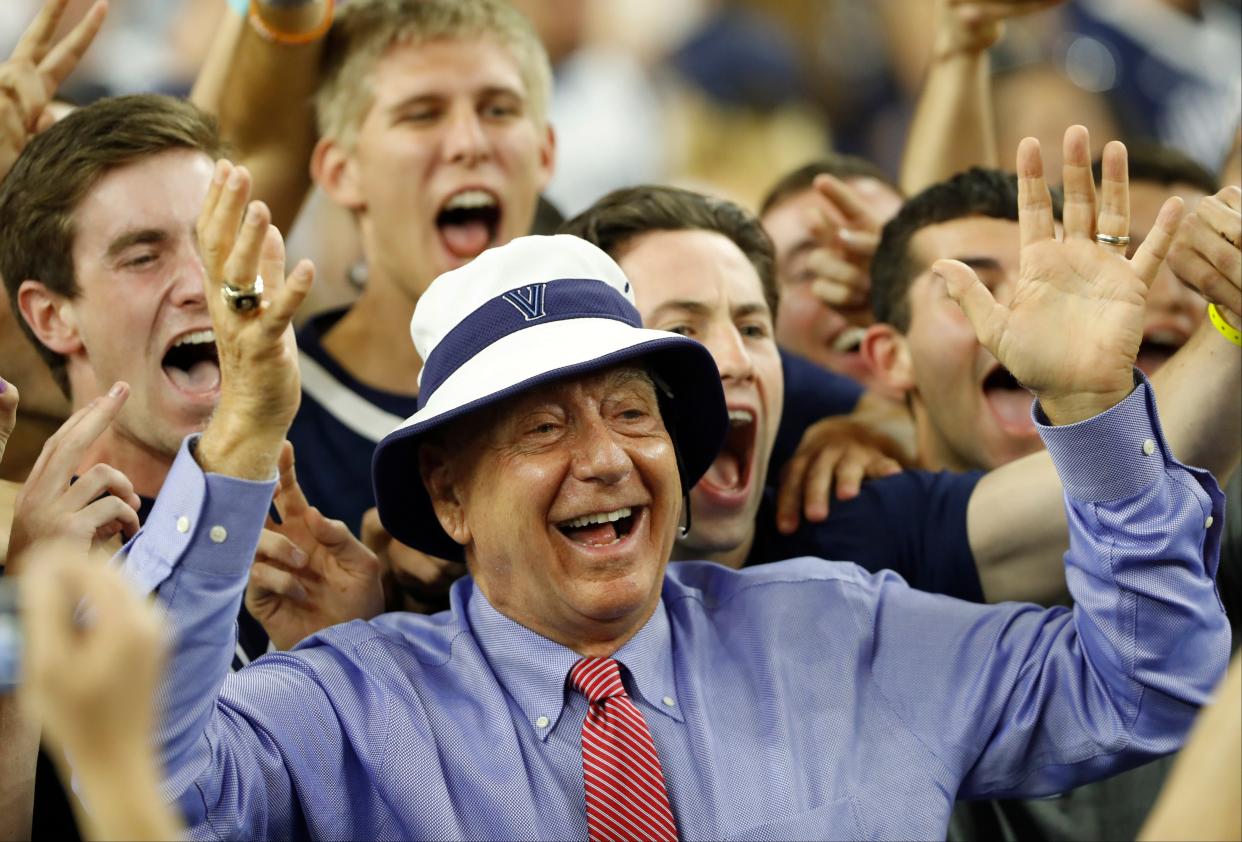 ESPN college basketball analyst Dick Vitale, a Lakewood Ranch resident, will be back among college basketball fans on Saturday when he attends the SEC men's tournament held at Amalie Arena in Tampa. ERIC GAY/AP FILE PHOTO