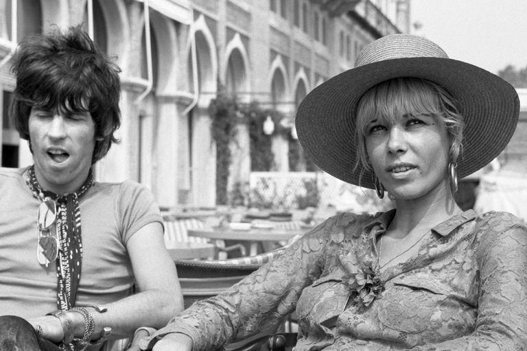 Keith Richards y Anita Pallenberg estuvieron 13 años juntos; ella antes había salido con Brian Jones