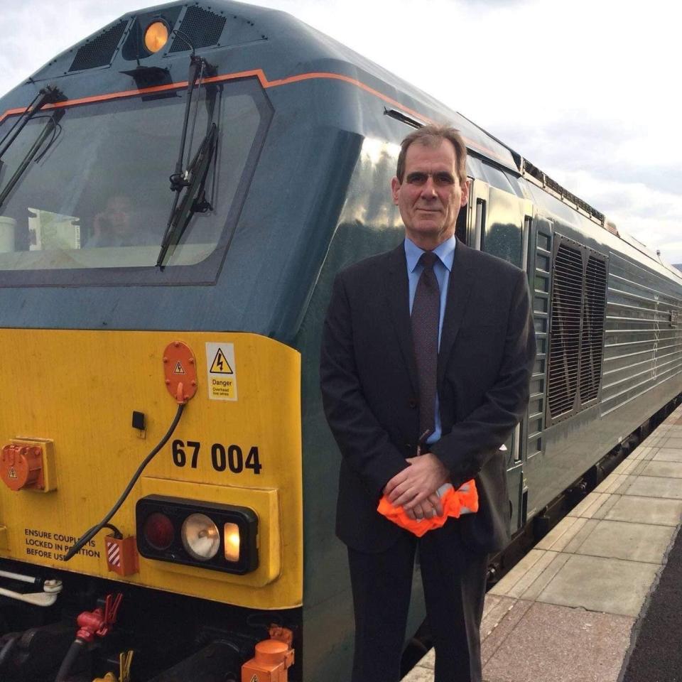 Driver John Hynd has been working on Scottish sleeper trains for almost 45 years