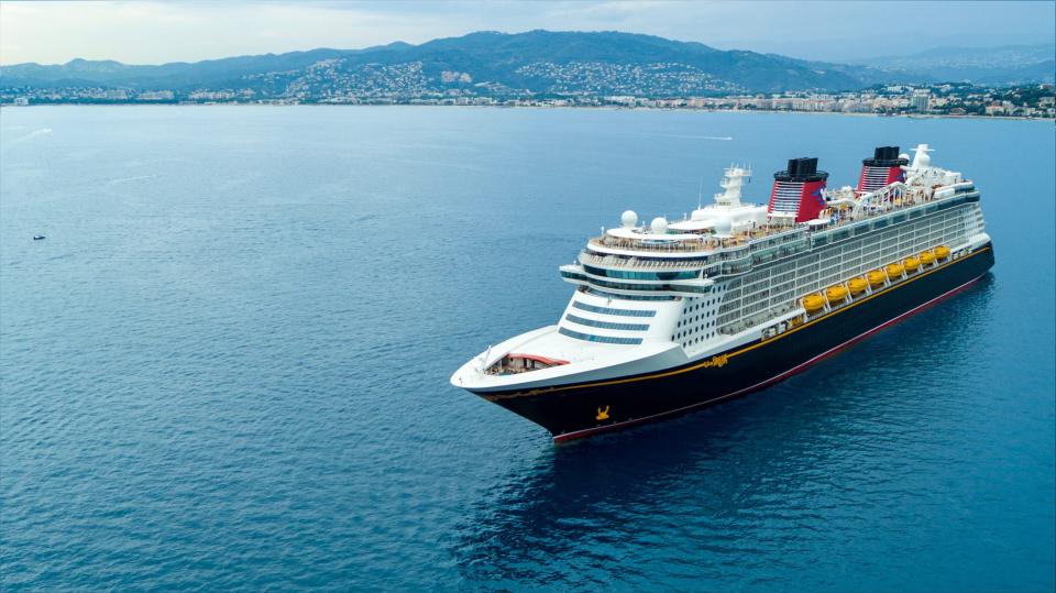 The Disney Dream cruise ship.