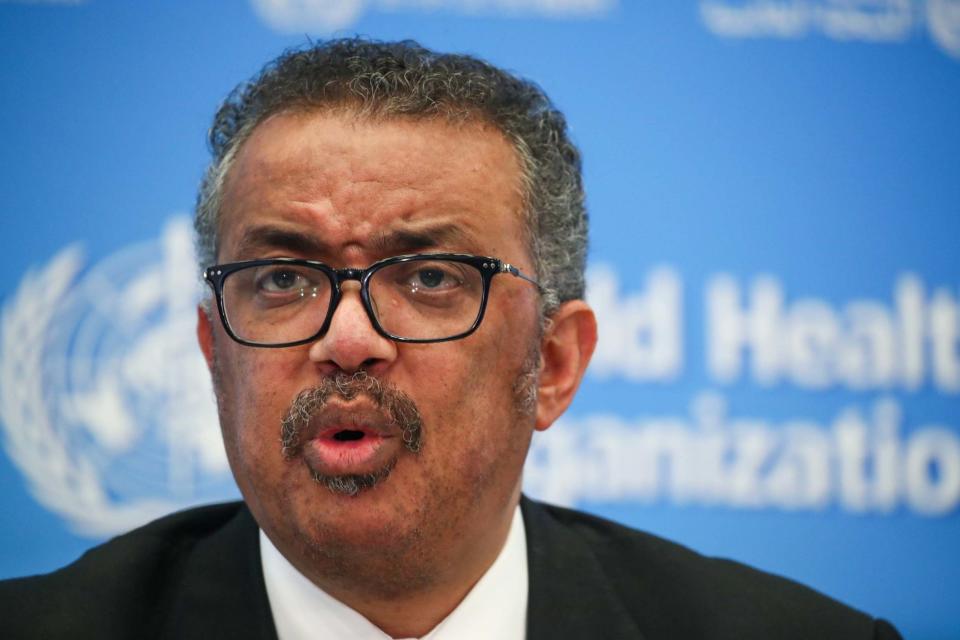 Director-General of the WHO Tedros Adhanom Ghebreyesus (REUTERS)