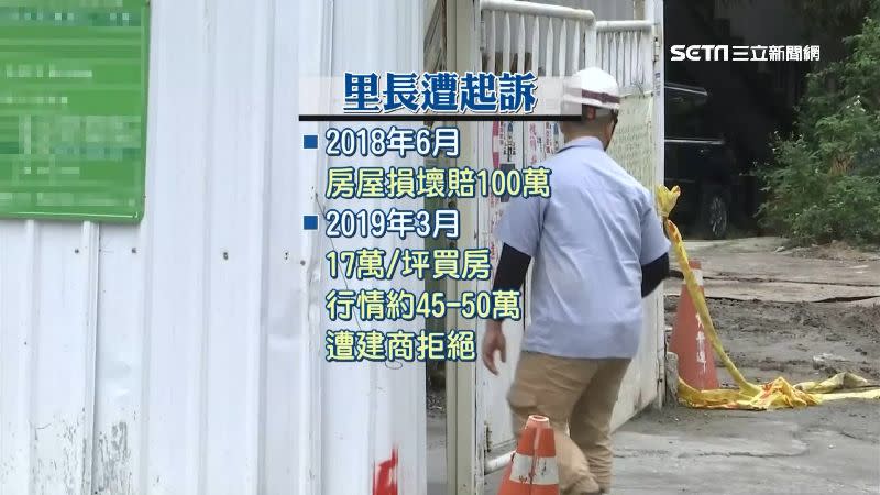 里長要求建商以遠低於市價的價錢賣新房給他。