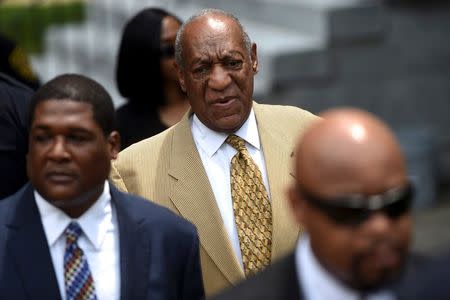 Actor and comedian Bill Cosby arrives for a Habeas Corpus hearing on sexual assault charges at the Montgomery County Courthouse in Norristown, Pennsylvania, U.S. on July 7, 2016. REUTERS/Mark Makela/File Photo