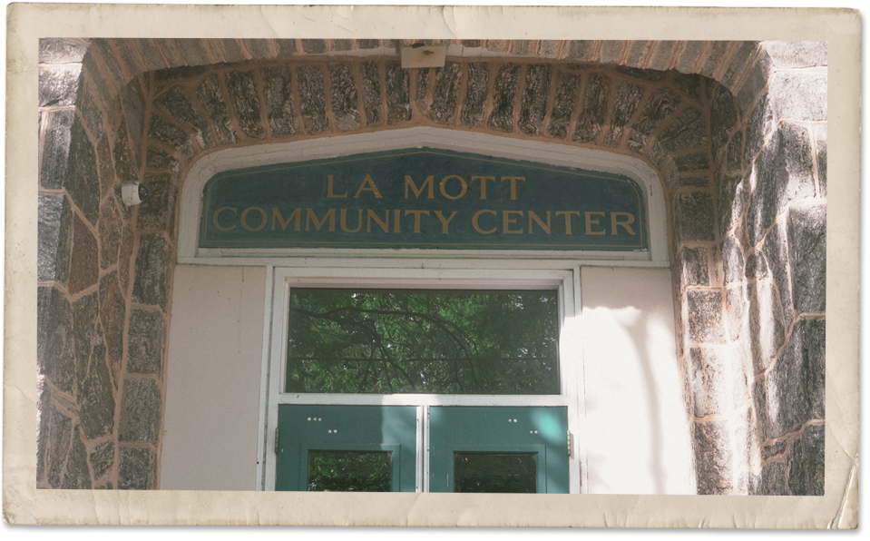 The La Mott community center opened in 1941, anchoring a middle-class, predominately African American neighborhood.