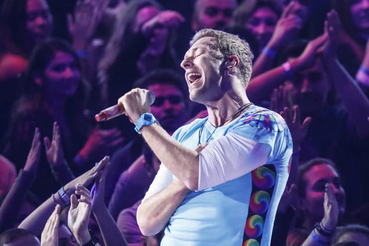 Chris Martin Coldplay Getty