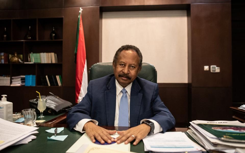 Sudanese Prime Minister Abdalla Hamdok 