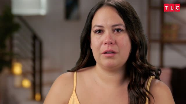 <p>TLC</p> Liz on '90 Day Fiancé: Happily Ever After?'