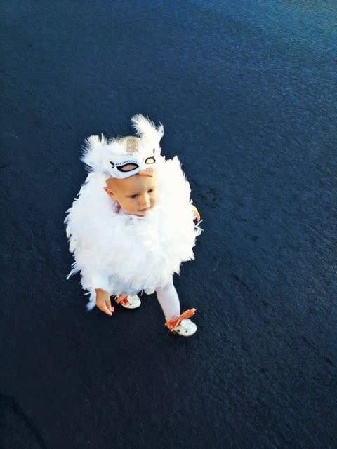 white swan costume diy