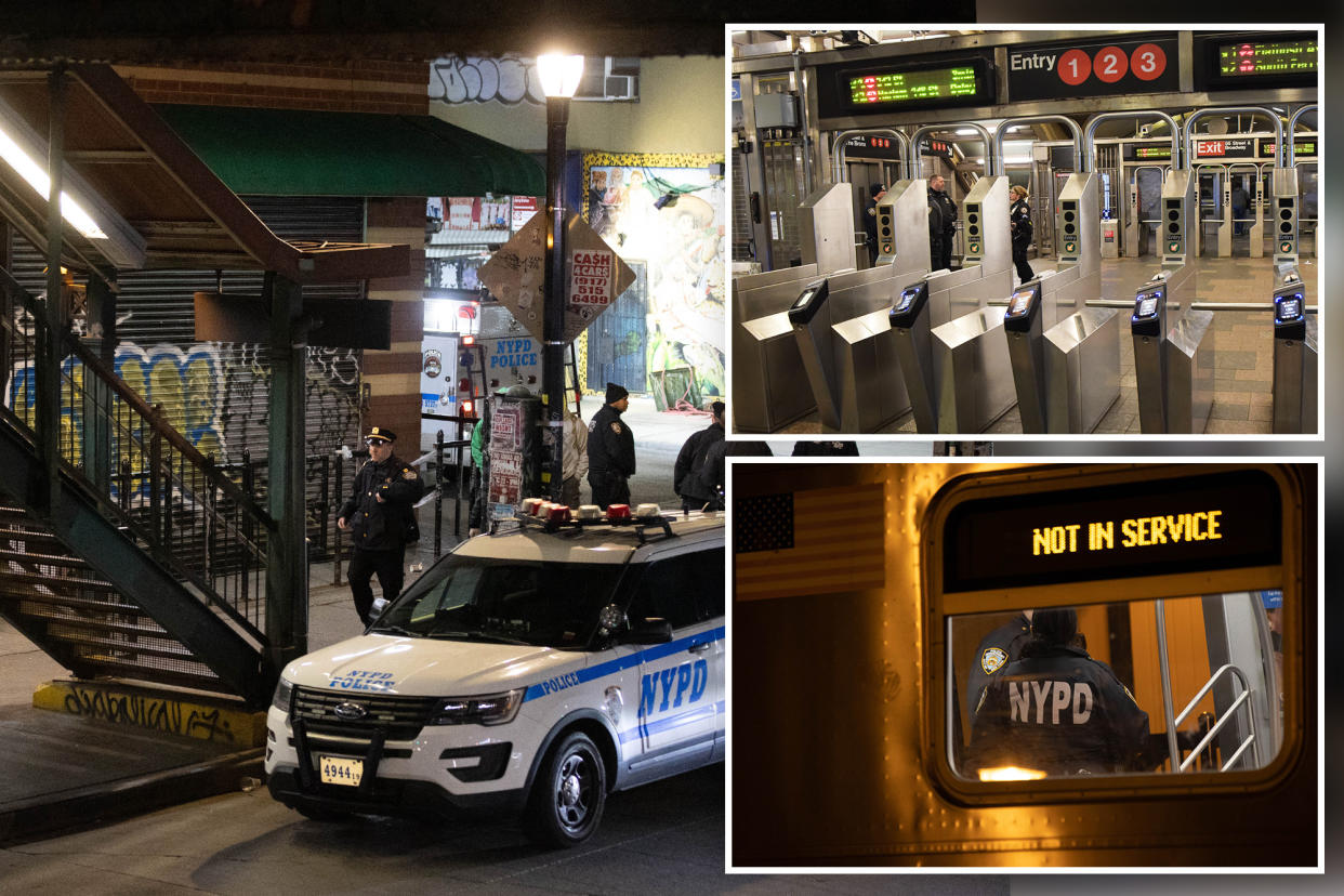 Three people were hurt in a chaotic string of Monday morning stabbings in and around the Big Apple’s subway system, authorities said – as data reviewed by The Post reveals that crime on the rails has become increasingly violent.