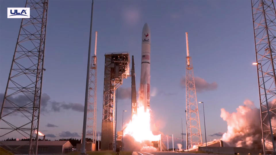 United Launch Alliance's second Vulcan rocket climbs away from pad 41 at the Cape Canaveral Space Force Station, beginning a second 